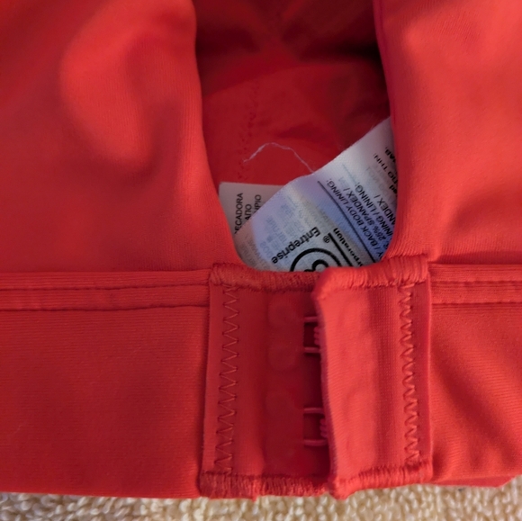 Athleta Maldives Bra Cup Bikini Top L Orange - Picture 6 of 8